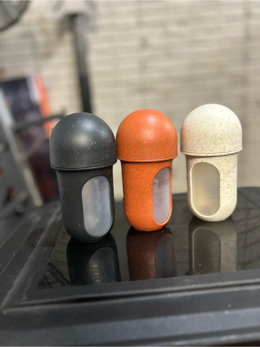 Set of 3 Boon Nursh Bottles - Silicone Baby Bottles Food-Grade Silicone